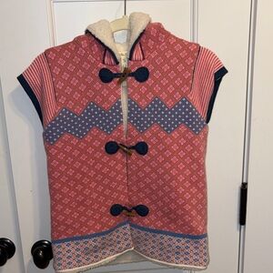 Matilda Jane Make Believe Warm Hugs Sherpa Jacket/Vest Girls sz 14
